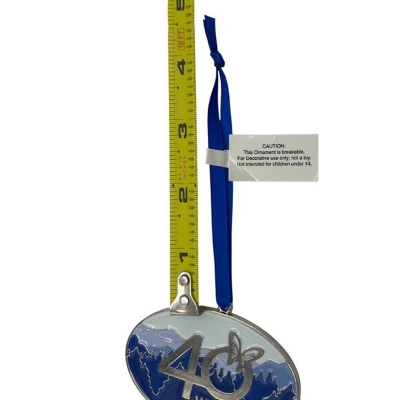 Dollywood Christmas Ornament 40 Years 2 Sided Enamel Butterfly Dolly Parton - Picture 7 of 7